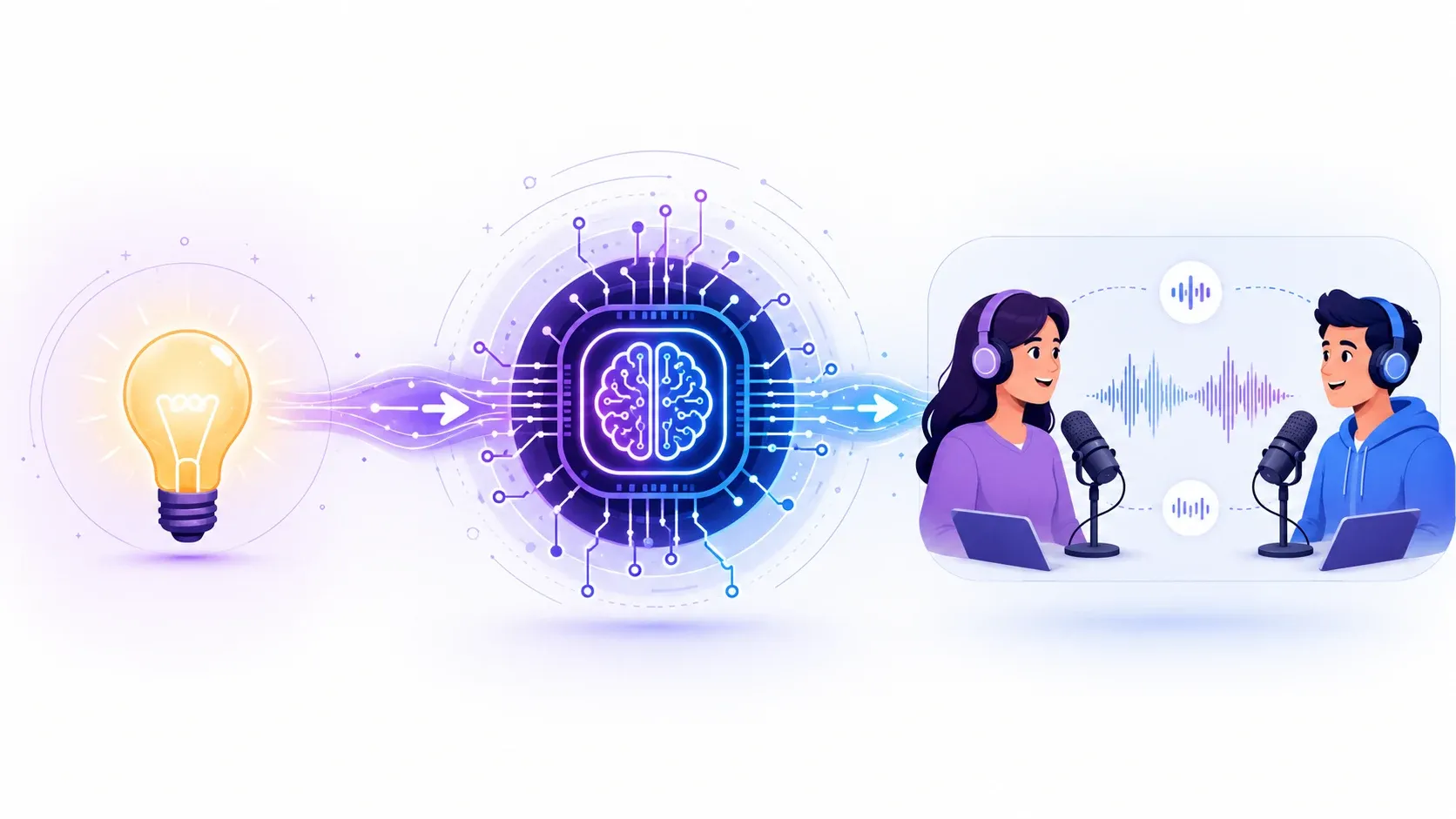 How to Make an AI Podcast: From One Idea to a Multi-Speaker Show (2026)