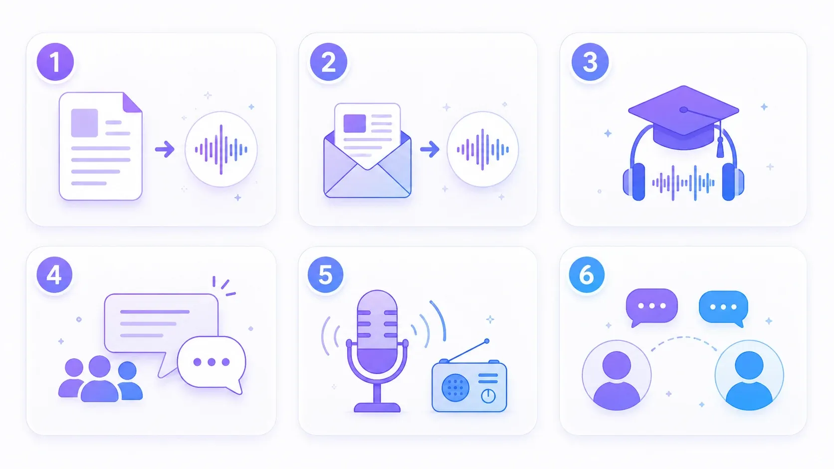 Yapay zeka podcast'i kullanım alanları — içeriği yeniden değerlendirme, bültenler, öğrenme, ekip güncellemeleri ve daha fazlası